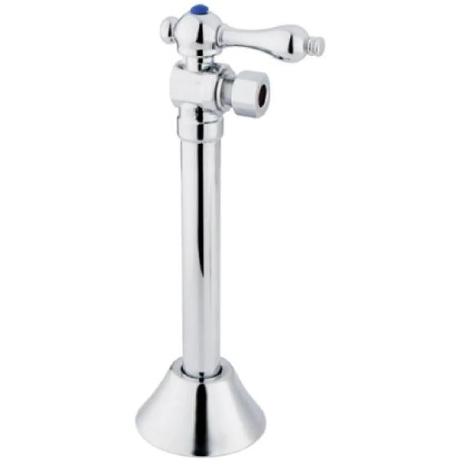 Best Vintage 1/2" Sweat, 3/8" OD Compression with 5" Extension Angle Shut-off Valve Toilet Parts