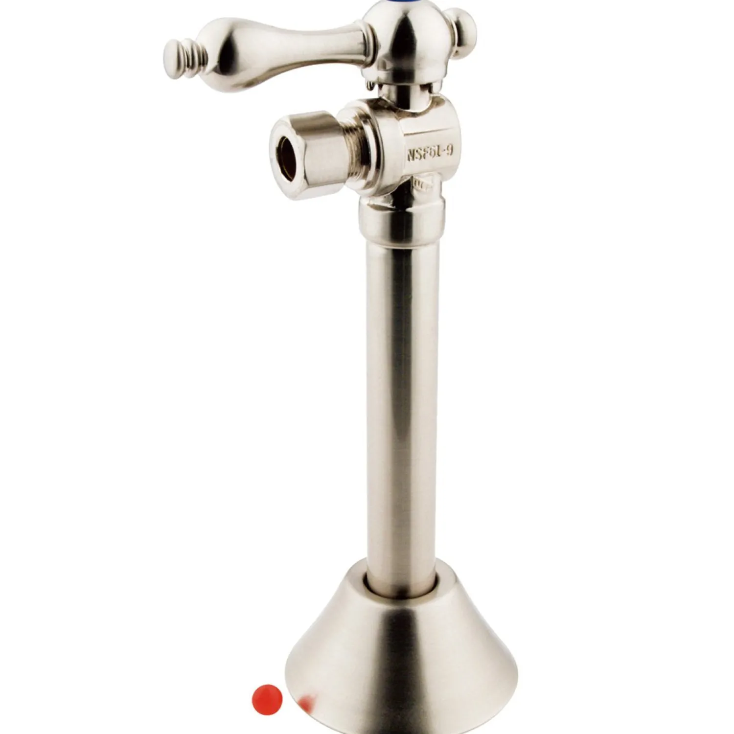 Best Vintage 1/2" Sweat, 3/8" OD Compression with 5" Extension Angle Shut-off Valve Toilet Parts