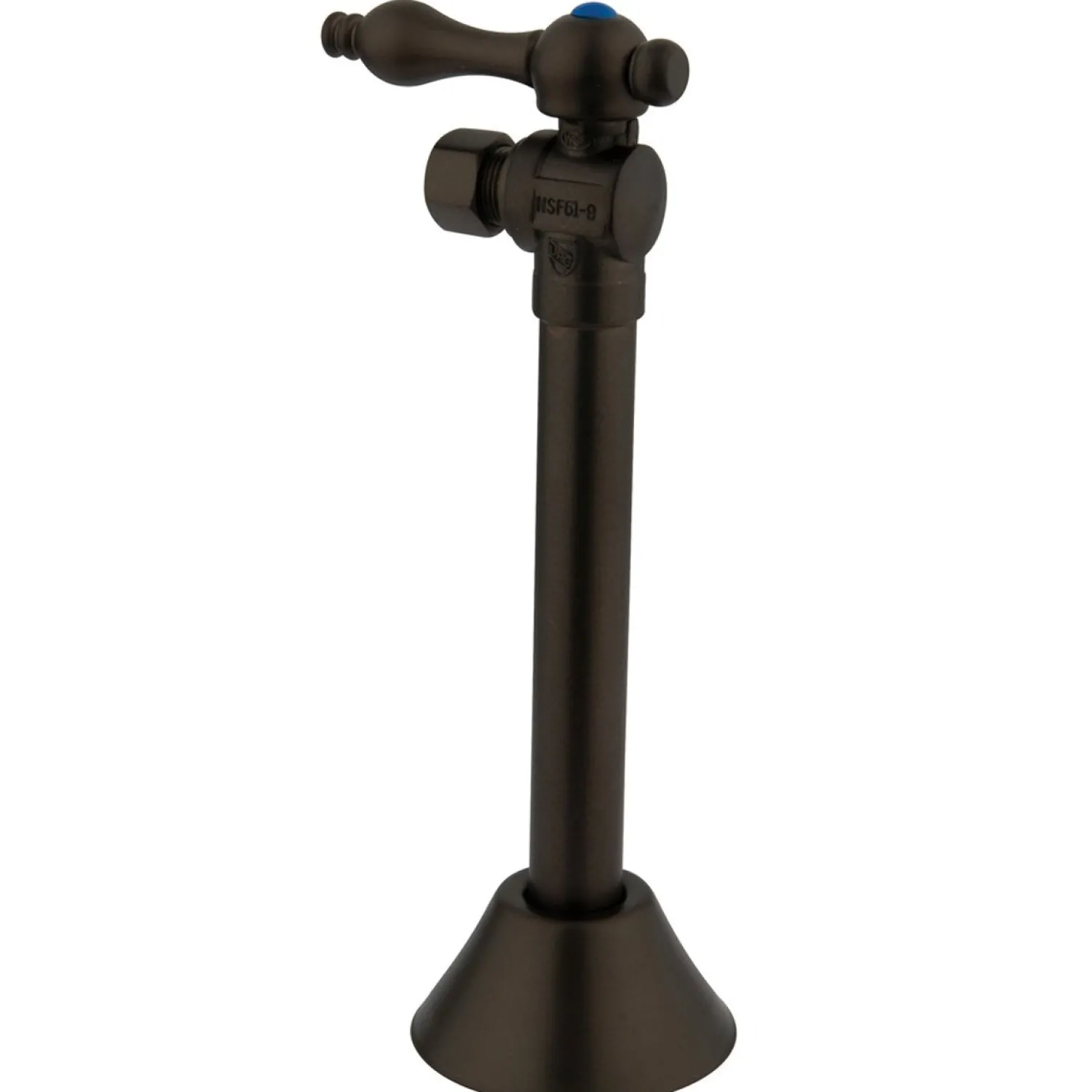 Best Vintage 1/2" Sweat, 3/8" OD Compression with 5" Extension Angle Shut-off Valve Toilet Parts