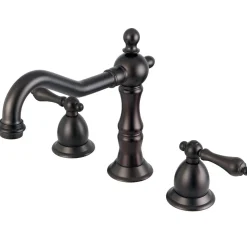 Sale Vintage Three-Hole 8 to 16-Inch Widespread Bathroom Faucet 8