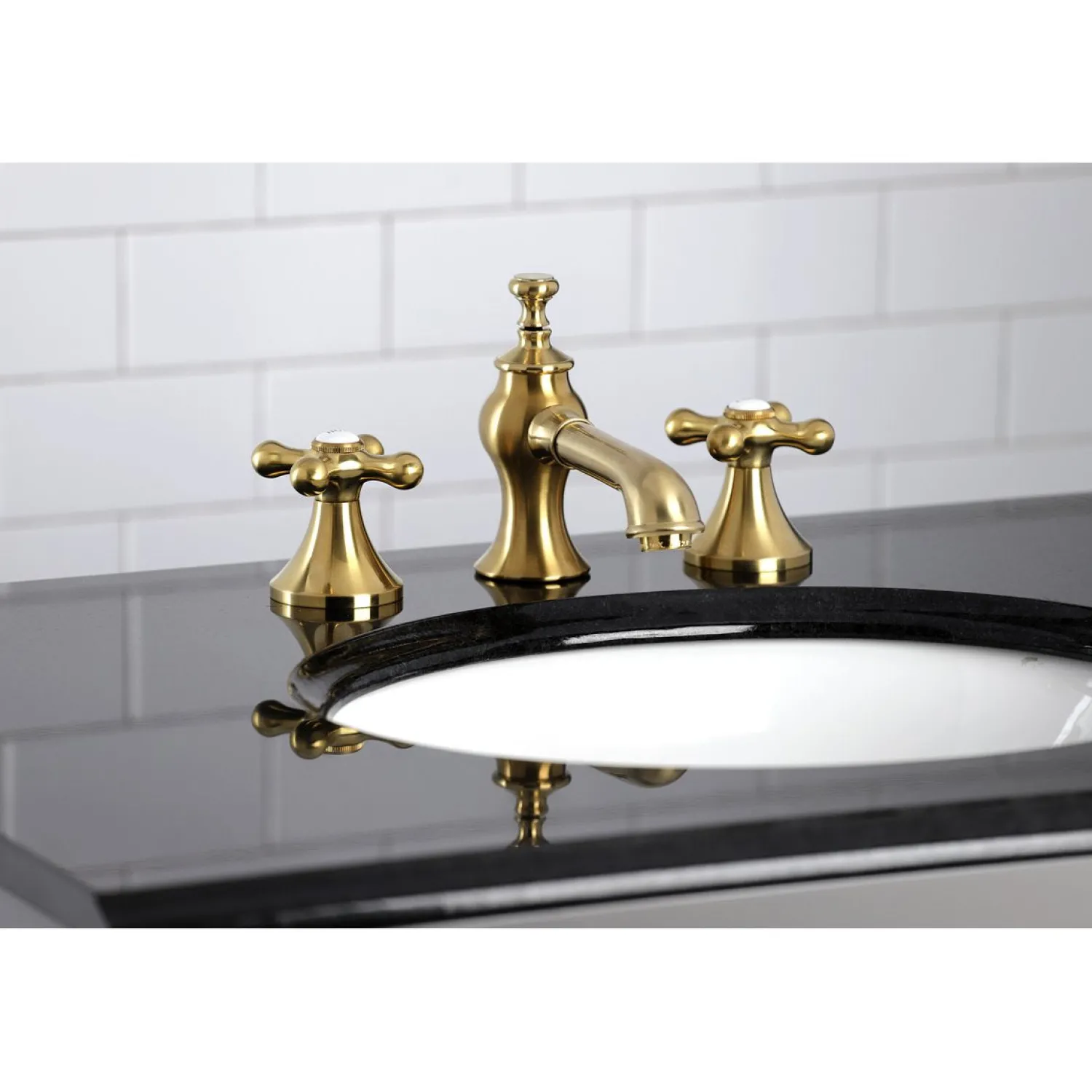 Sale Vintage Three-Hole 8-Inch Widespread Bathroom Faucet 8" Widespread
