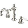 Outlet Vintage 8 to 16-Inch Widespread Three-Hole Bathroom Faucet 8" Widespread