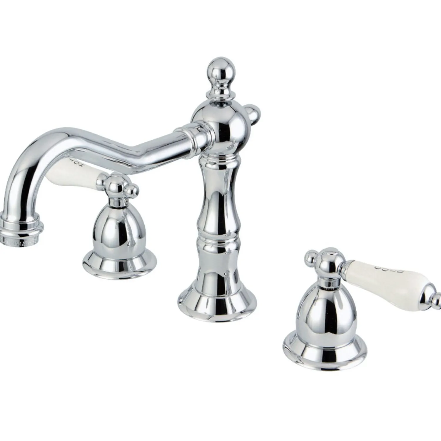 Outlet Vintage 8 to 16-Inch Widespread Three-Hole Bathroom Faucet 8" Widespread