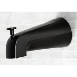 Outlet Vintage Tub and Shower Faucet in Matte Black Tub & Shower Sets