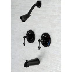 Clearance Vintage Twin Handles Tub Shower Faucet Tub & Shower Sets