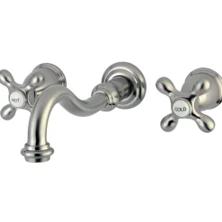 Sale Vintage Two-Handle Wall Mount Bathroom Faucet Wall Mount