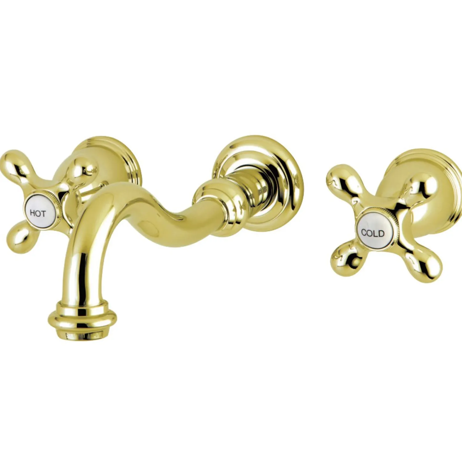Sale Vintage Two-Handle Wall Mount Bathroom Faucet Wall Mount