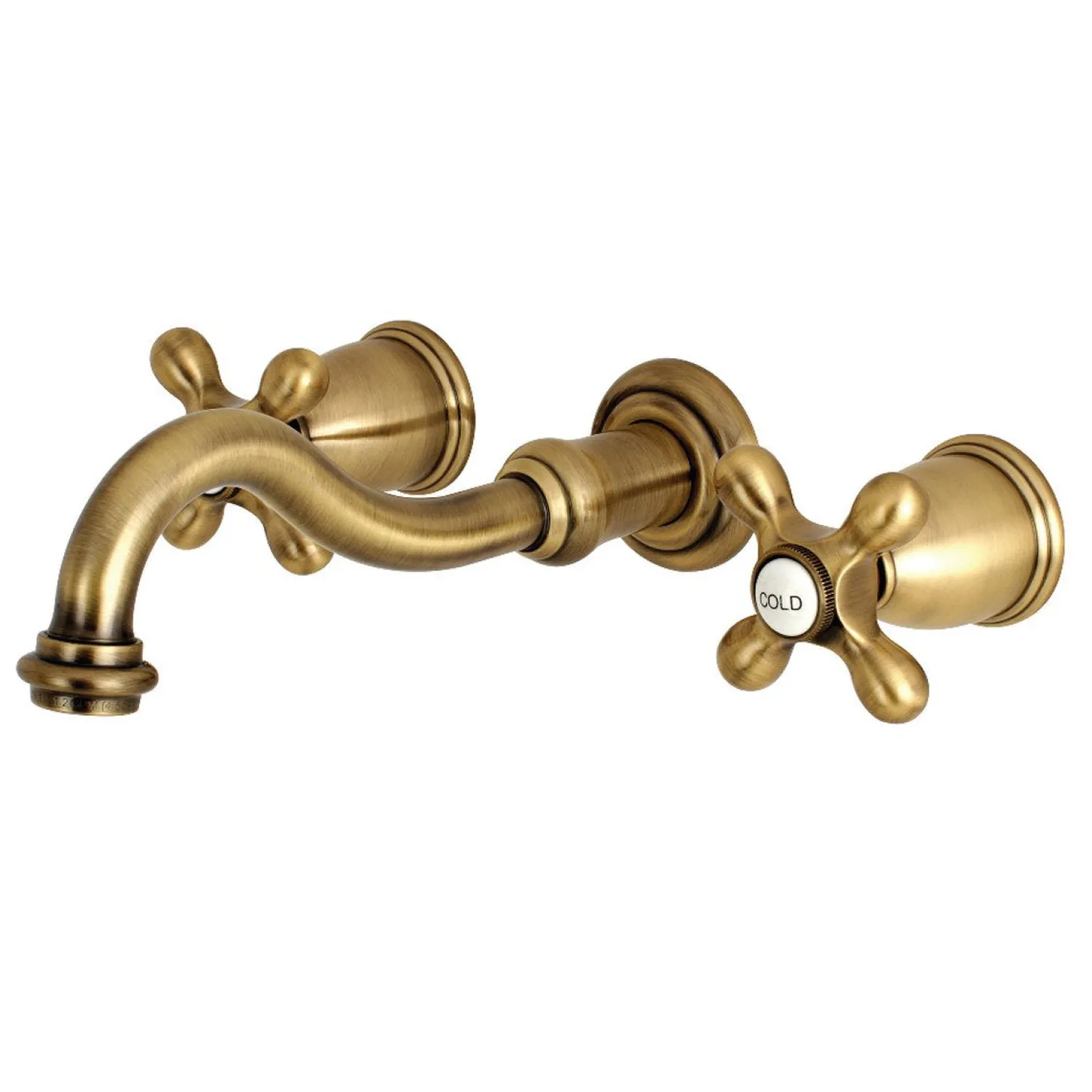 Sale Vintage Two-Handle Wall Mount Bathroom Faucet Wall Mount