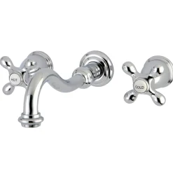 Sale Vintage Two-Handle Wall Mount Bathroom Faucet Wall Mount