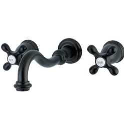 Sale Vintage Two-Handle Wall Mount Bathroom Faucet Wall Mount