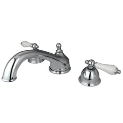 Hot Vintage Two Handle Solid Brass Roman Tub Filler Tub Faucets