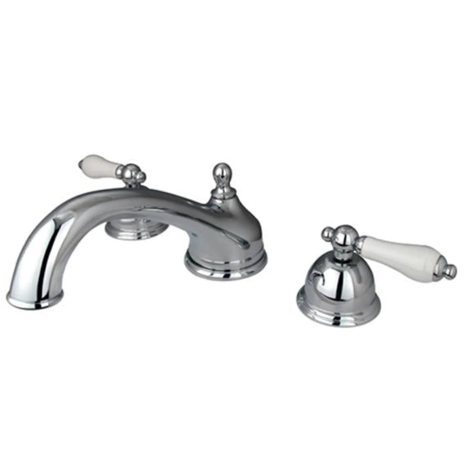 Hot Vintage Two Handle Solid Brass Roman Tub Filler Tub Faucets