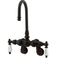 Hot Vintage Wall Mount Classic Clawfoot Tub Filler with 3-3/8
