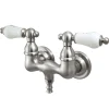 Clearance Vintage Wall Mount 3-3/8" Centers Clawfoot Tub Filler Tub Faucets