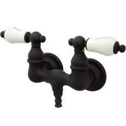 Clearance Vintage Wall Mount 3-3/8" Centers Clawfoot Tub Filler Tub Faucets