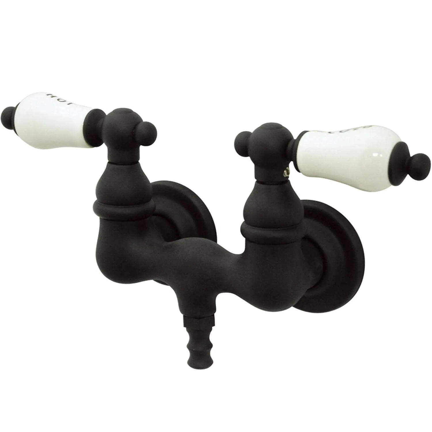 Clearance Vintage Wall Mount 3-3/8" Centers Clawfoot Tub Filler Tub Faucets