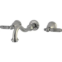 Sale Vintage Wall Mount Two-Handle Bathroom Faucet Wall Mount