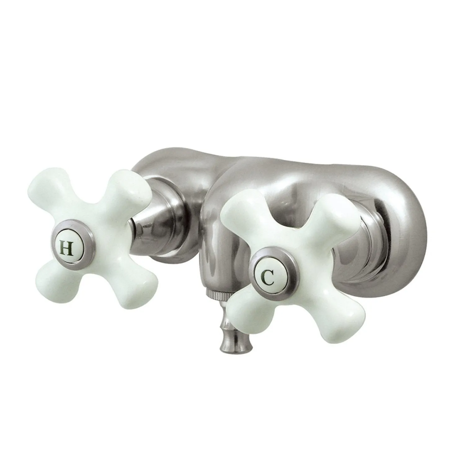 Discount Vintage 3-3/8" Wall Mount Clawfoot Tub Filler Faucet Tub Faucets