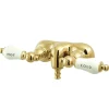 Discount Vintage Wall Mount Clawfoot Tub Filler with 3-3/8" Centers Tub Faucets