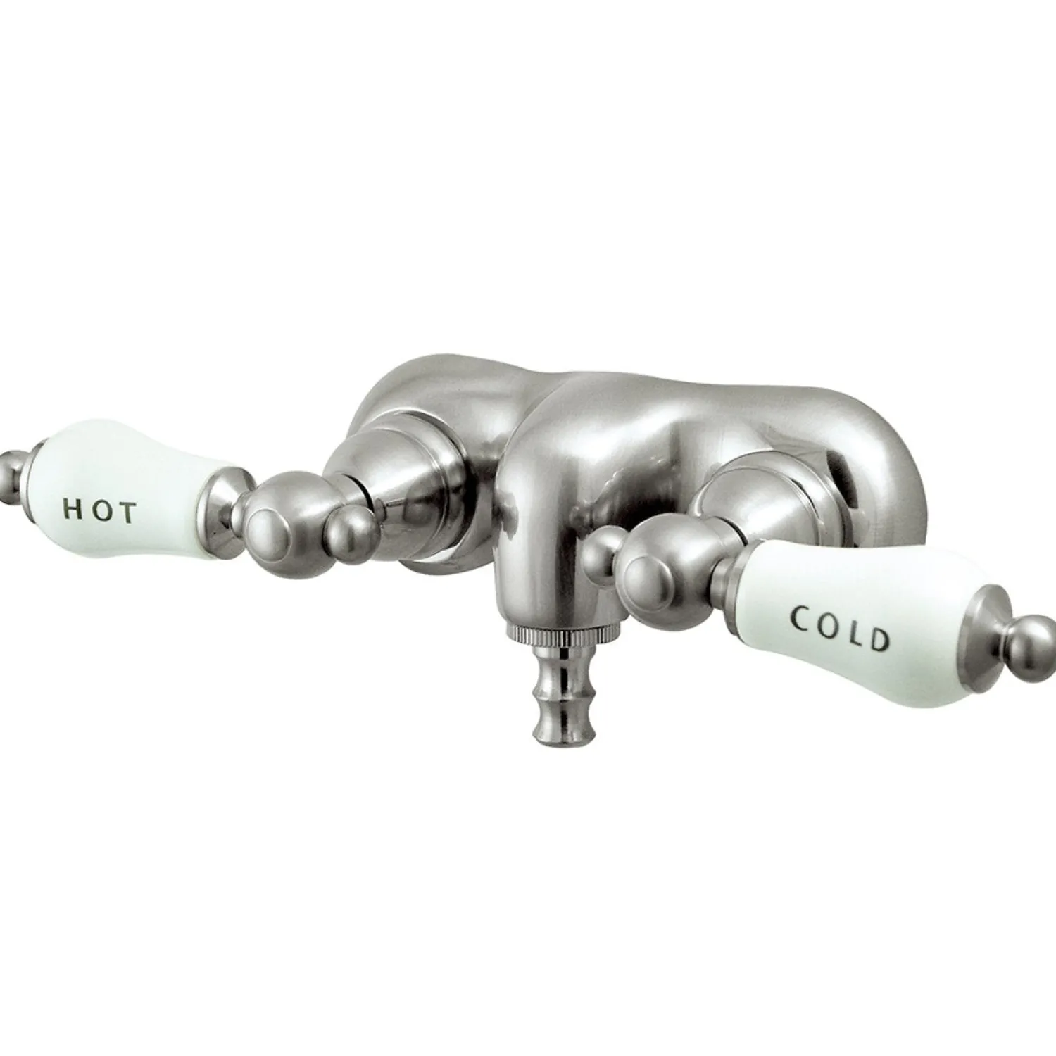 Discount Vintage Wall Mount Clawfoot Tub Filler with 3-3/8" Centers Tub Faucets