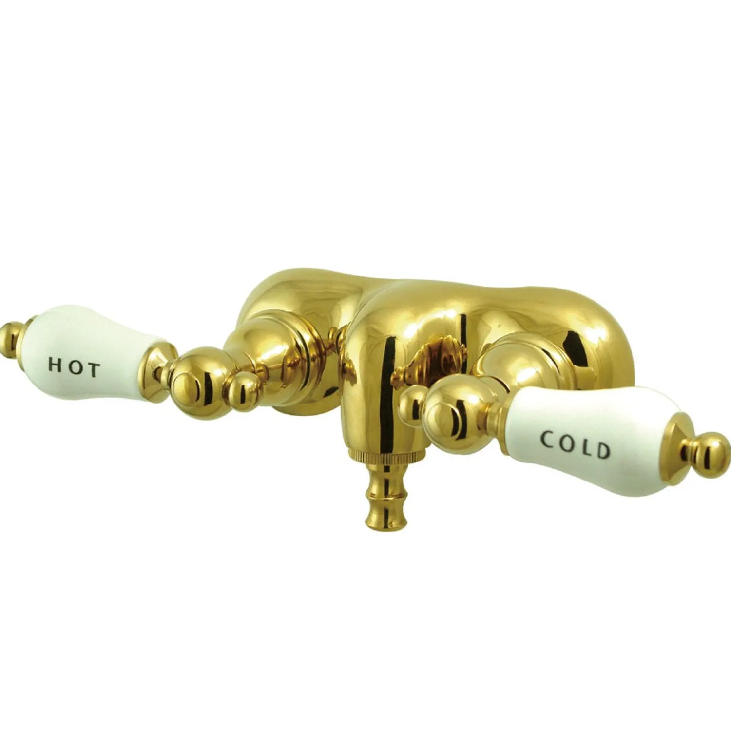 Discount Vintage Wall Mount Clawfoot Tub Filler with 3-3/8" Centers Tub Faucets