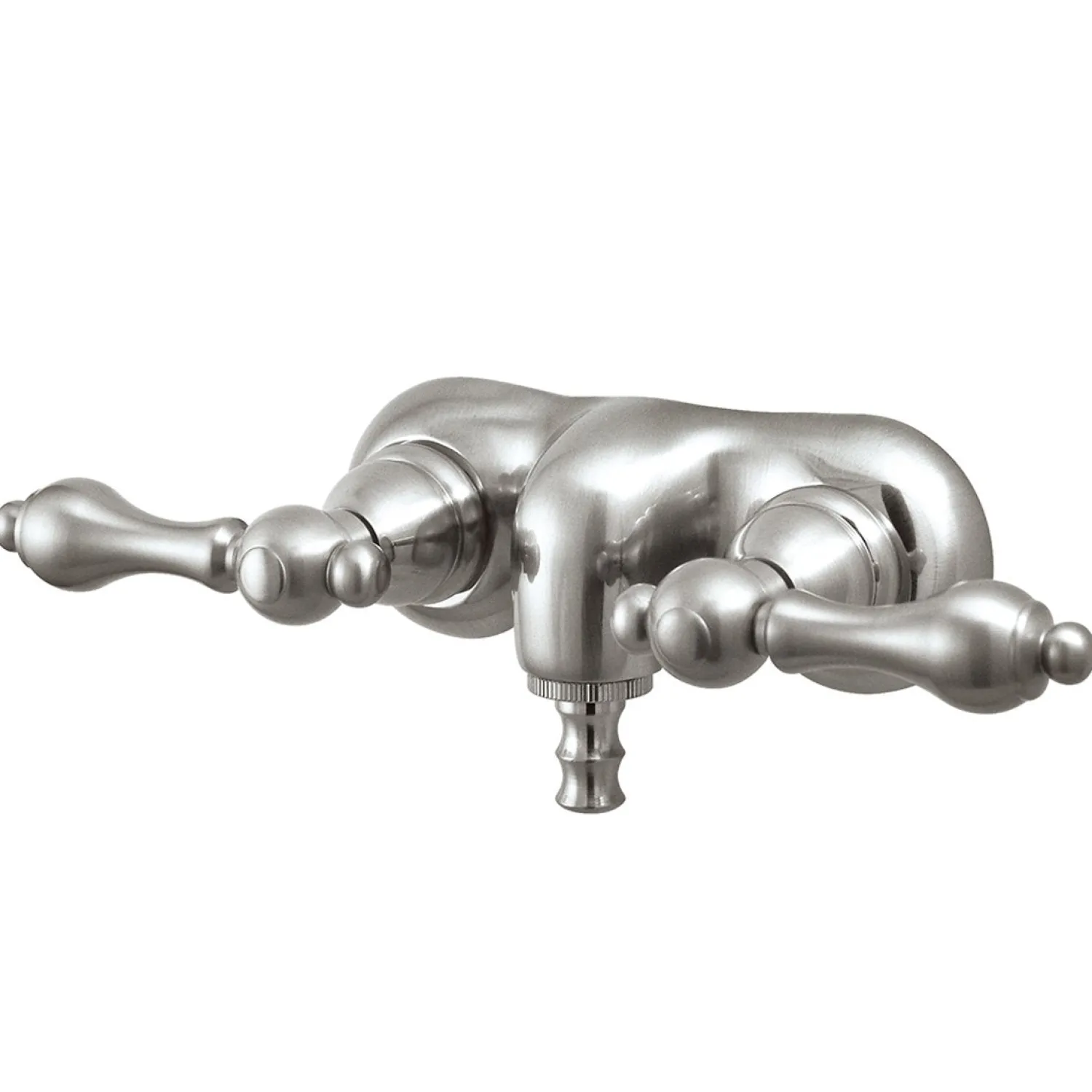 Online Vintage Wall Mount 3-3/8" Classic Brass Clawfoot Tub Filler Tub Faucets