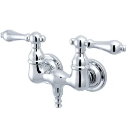 New Vintage Wall Mount 3-3/8" Clawfoot Tub Filler Tub Faucets