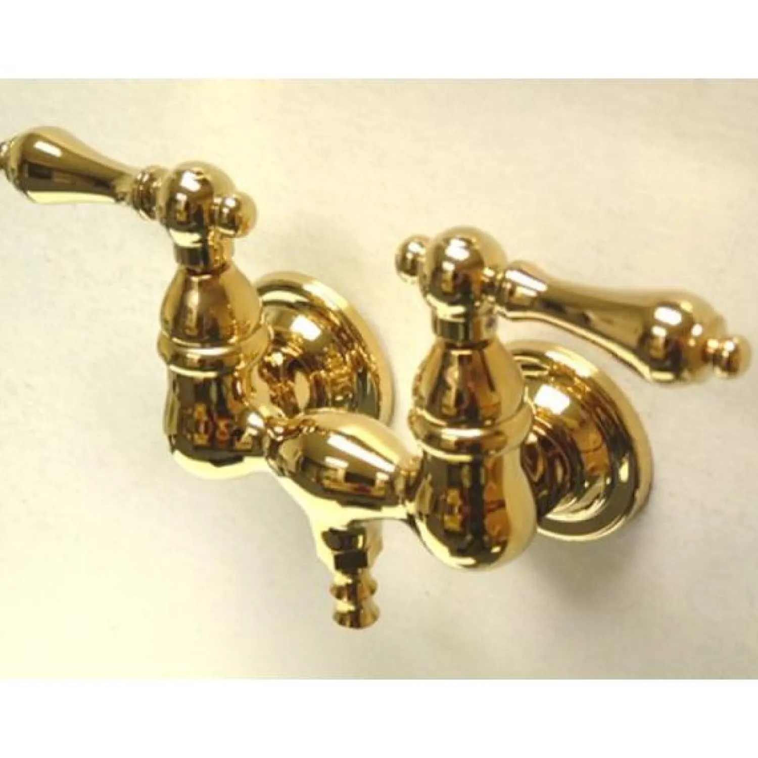 New Vintage Wall Mount 3-3/8" Clawfoot Tub Filler Tub Faucets