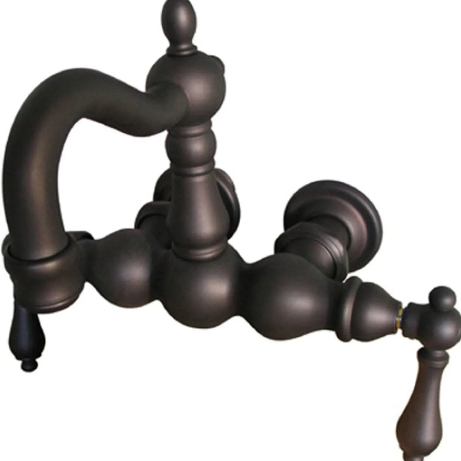 Sale Vintage 3-3/8" Wall Mount Clawfoot Tub Filler Tub Faucets