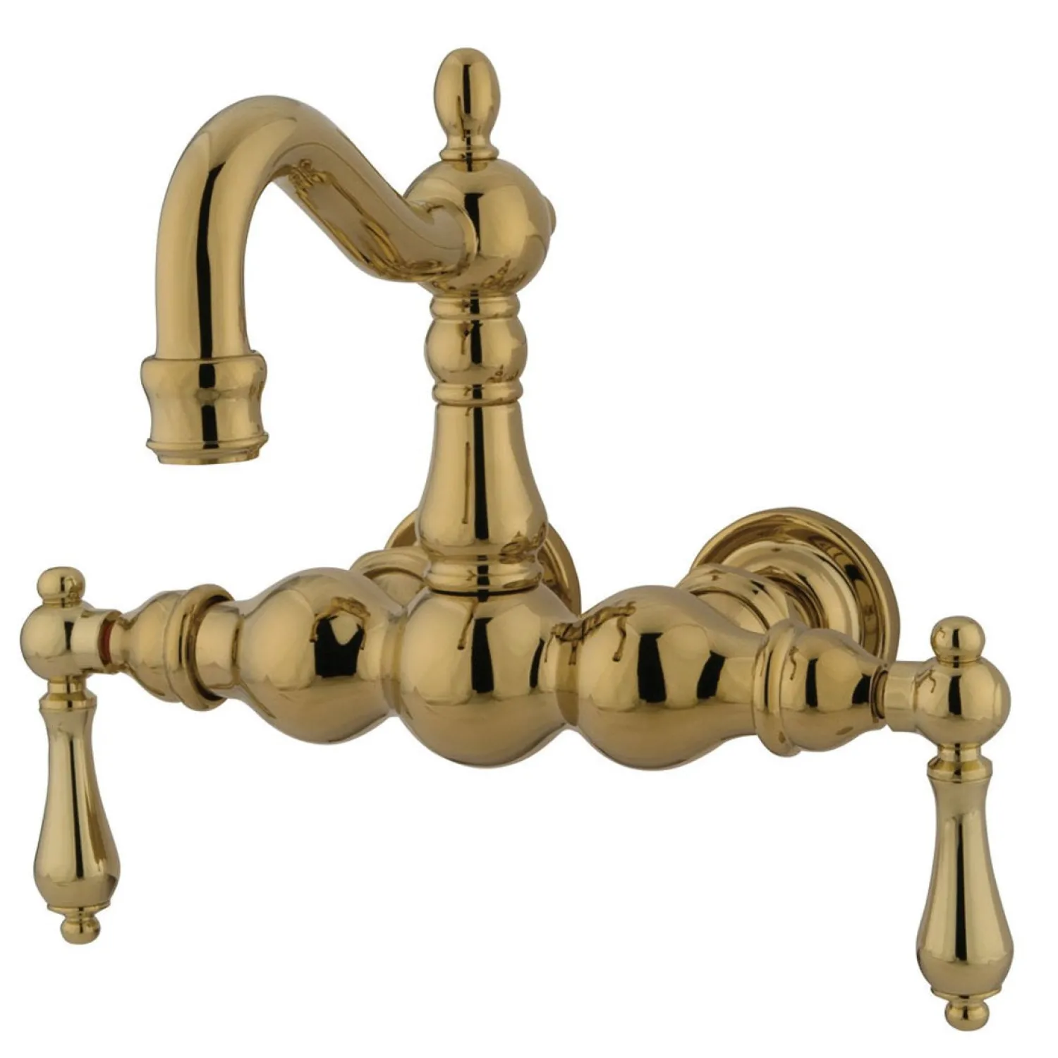 Sale Vintage 3-3/8" Wall Mount Clawfoot Tub Filler Tub Faucets