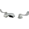 Clearance Vista Handle 8" to 16" Widespread Lavatory Faucet with Grid Strainer 8" Widespread