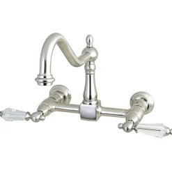 Hot Wall Mount 8" Centerset Kitchen Faucet Wall Mounted Kitchen Faucets