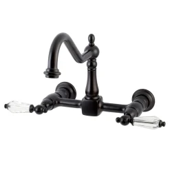 Hot Wall Mount 8" Centerset Kitchen Faucet Wall Mounted Kitchen Faucets