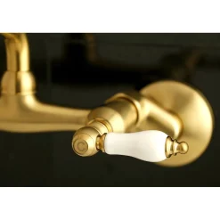 Online Wall Mount 2-Handle Kitchen Faucet Wall Mounted Kitchen Faucets