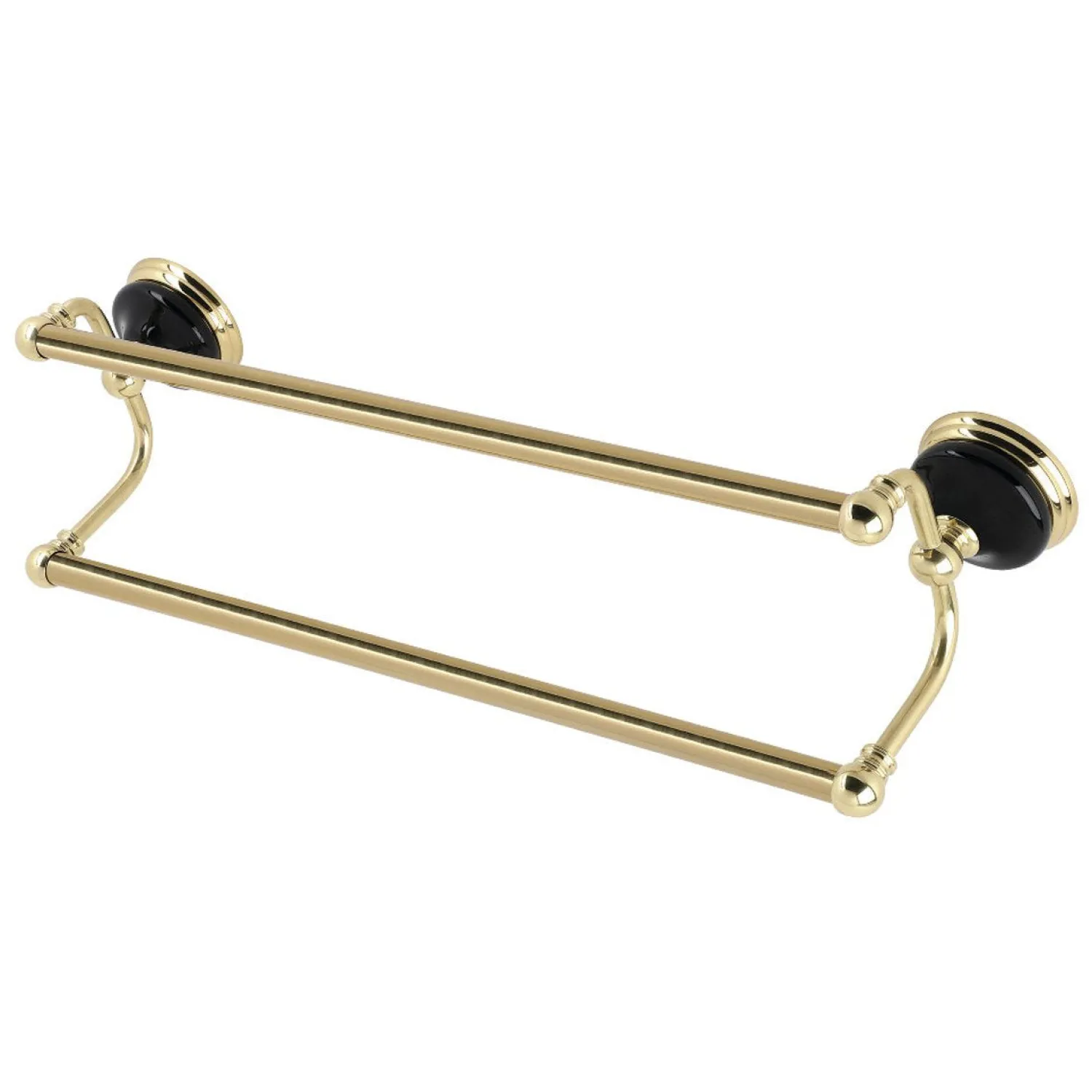 Water Onyx 24-Inch Dual Towel Bar Towel Bars