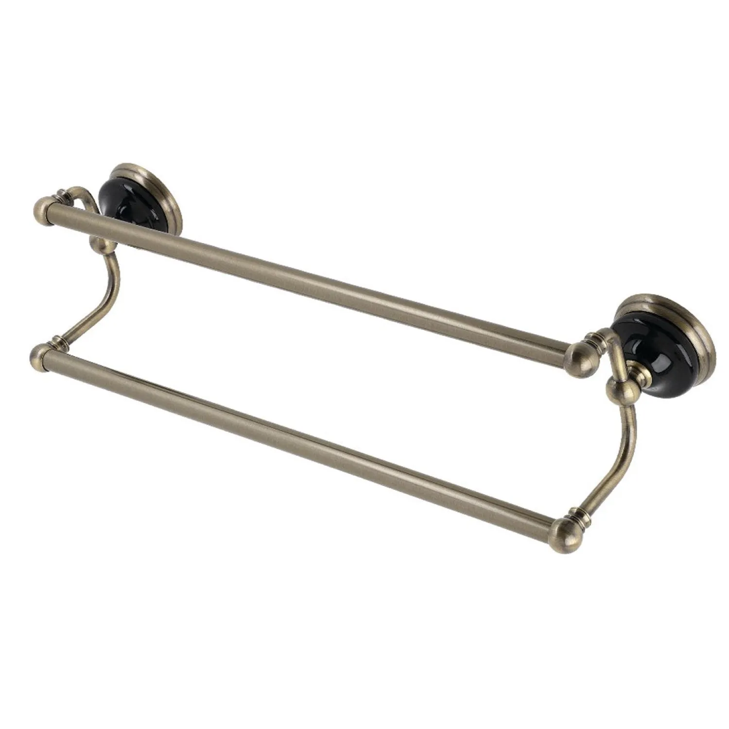 Water Onyx 24-Inch Dual Towel Bar Towel Bars