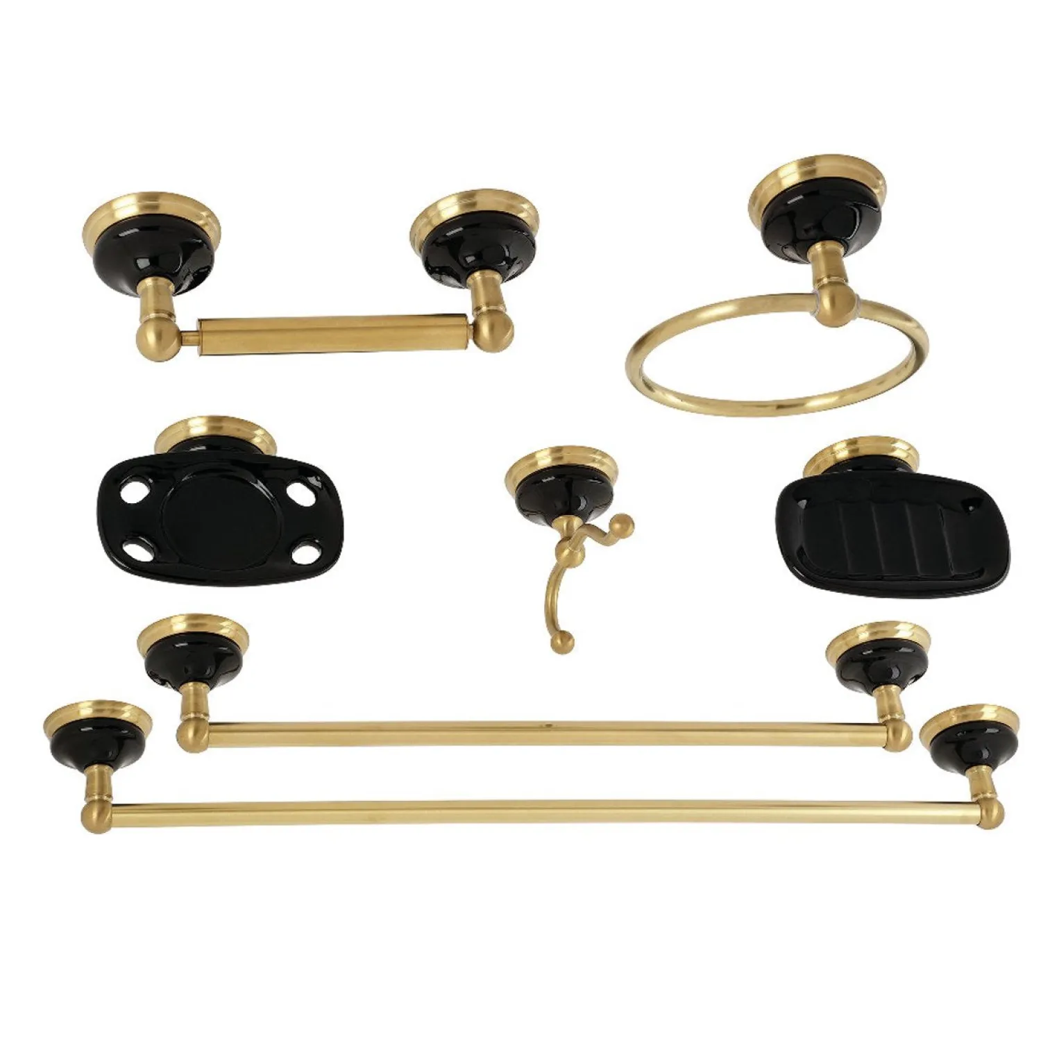 Water Onyx 7-Piece Bathroom Accessory Set Accessory Packages