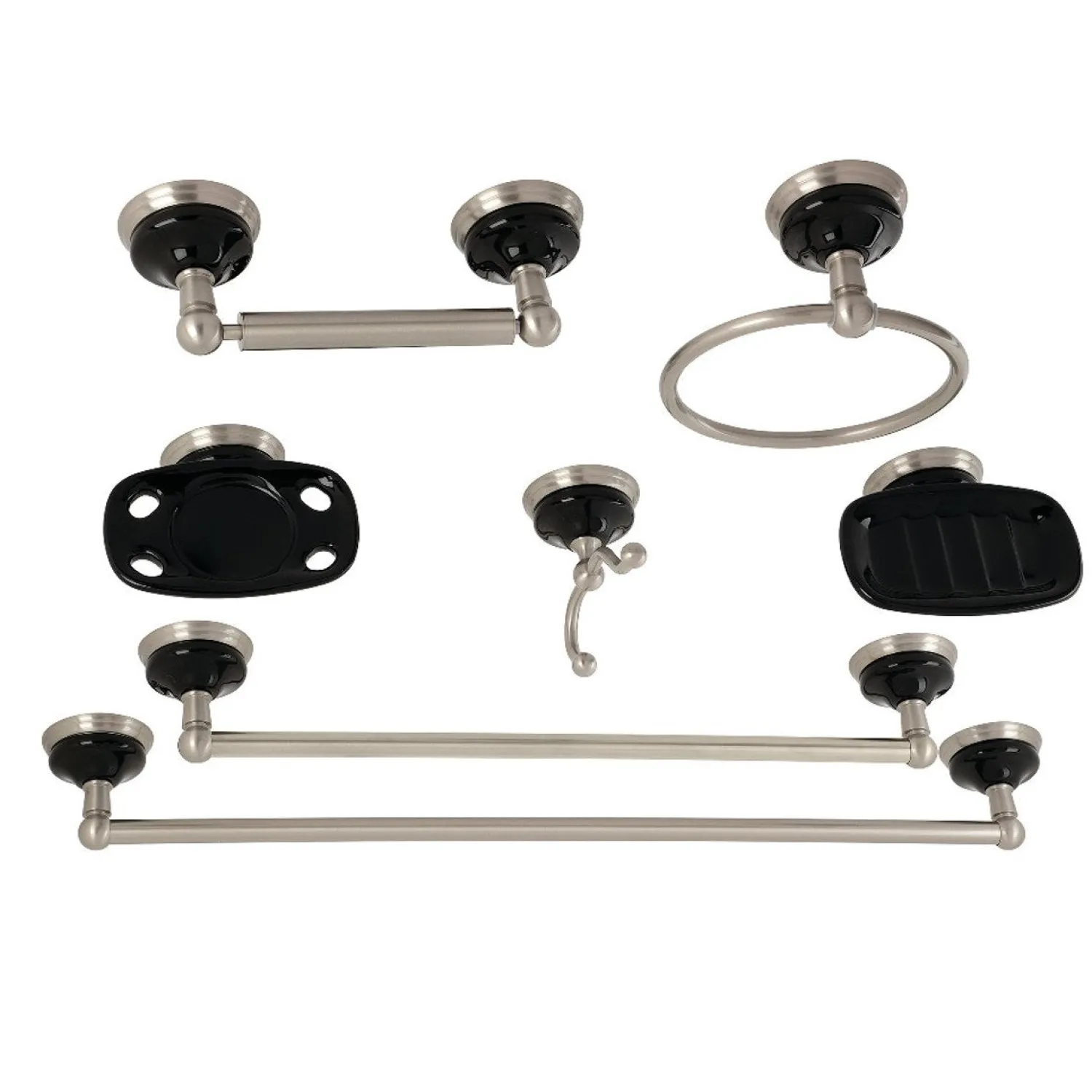 Water Onyx 7-Piece Bathroom Accessory Set Accessory Packages