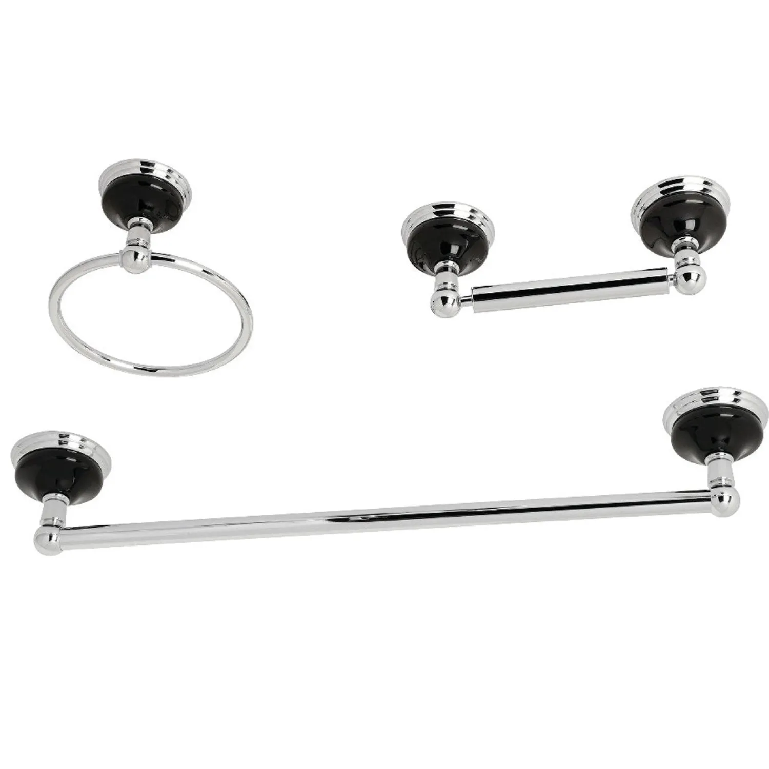 Sale Water Onyx 3-Piece 26.75" Bathroom Accessory Set Accessory Packages