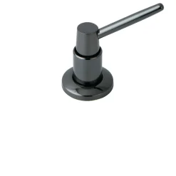Hot Water Onyx Soap Dispenser in Black Stainless Steel Soap Dispensers