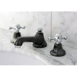 Clearance Water Onyx 8" to 16" Widespread Lavatory Faucet with Brass Pop-up Drain 8" Widespread