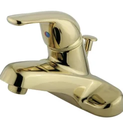 Best Water Saving Chatham Centerset Lavatory Faucet with Single Lever Handle and ABS Pop-up 4" Center Set