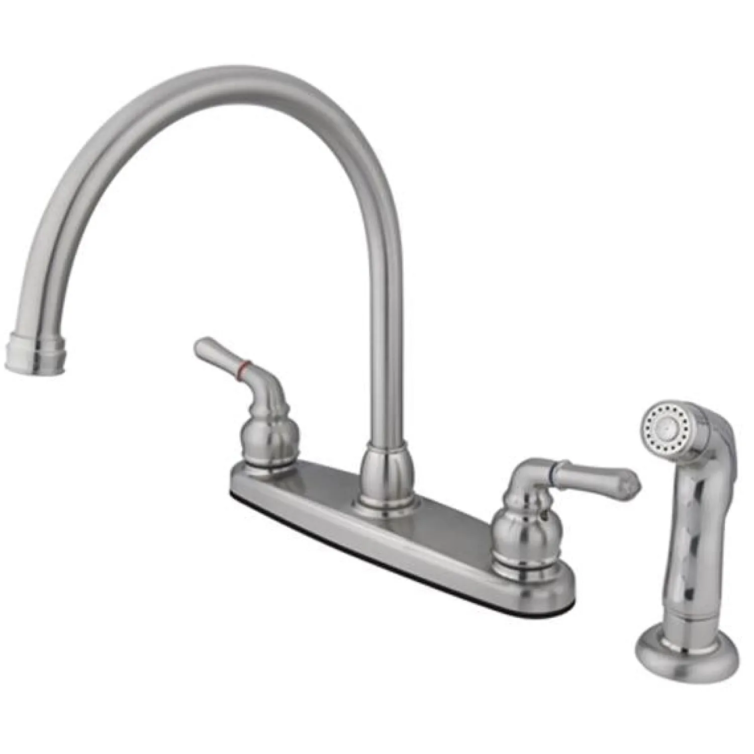 Water Saving Magellan Centerset Kitchen Faucet with Matching Sprayer Faucets With Side Spray