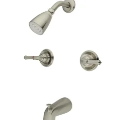 Water Saving Magellan 2-Handle Tub and Shower Faucet with Water Savings Showerhead Tub & Shower Sets