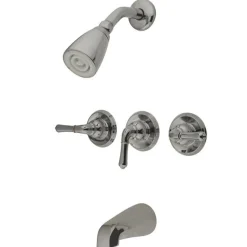 Online Water Saving Magellan 3-Handle Tub and Shower Faucet with Water Savings Showerhead Tub & Shower Sets