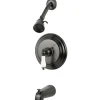 Best Water Saving Restoration Tub and Shower Faucet with Porcelain Lever Handles Tub & Shower Sets