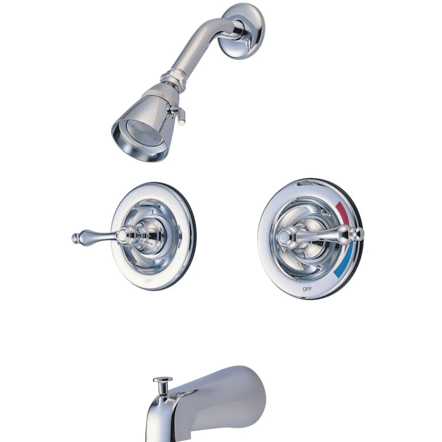 Clearance Water Saving Vintage Tub and Shower Faucet with Pressure Balanced Valve Tub & Shower Sets