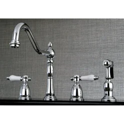 Discount Widespread Kitchen Faucet Widespread Kitchen Faucets|Faucets With Side Spray