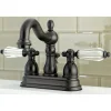 Wilshire Classic 4" Centerset Lavatory Faucet with Brass Pop-up 4" Center Set