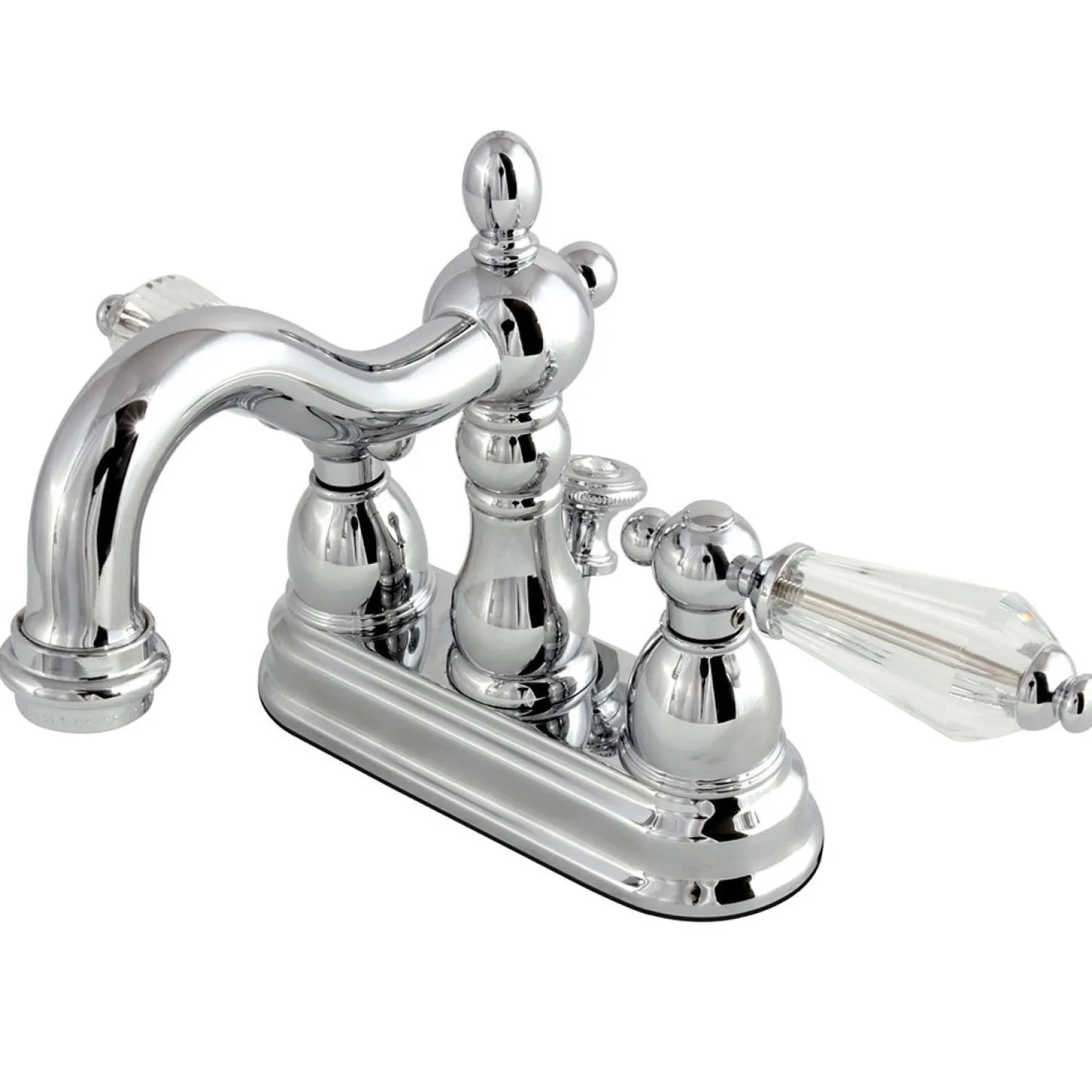 Wilshire Classic 4" Centerset Lavatory Faucet with Brass Pop-up 4" Center Set